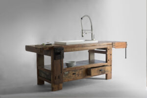 olmo g kitchen worktable with ceramic sink used as collection cover image